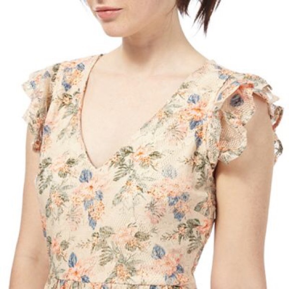 COPY - Red Herring multi-colored floral print midi dress - Picture 4 of 5